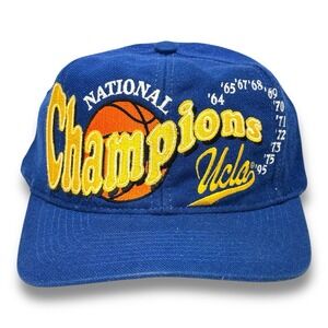 Vintage UCLA Bruins Top Of World '95 Champions SnapBack Hat TOW NCAA Blue
